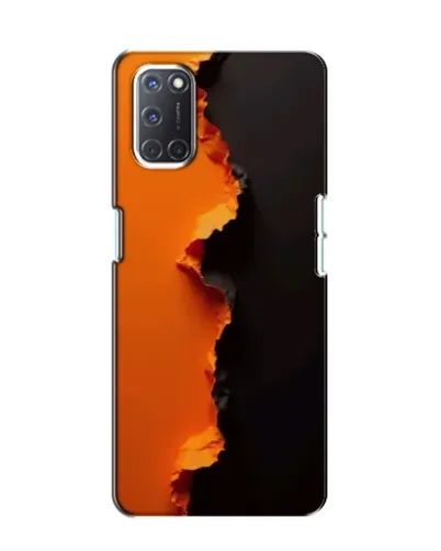 Чохол для OPPO A52 з картинкою «Помаранчевий розлом»