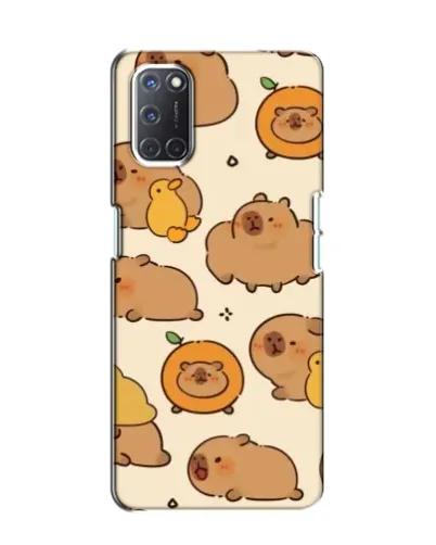 Чохол для OPPO A52 з картинкою «Капібари з апельсинами»