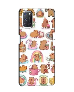 Чохол для OPPO A52 з картинкою «Капібари набір» Чохол для OPPO A52 з картинкою «Капібари набір»