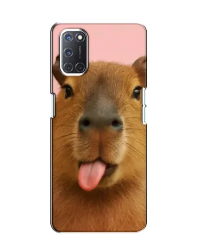 Чохол для OPPO A52 з картинкою «Капібара з язиком»