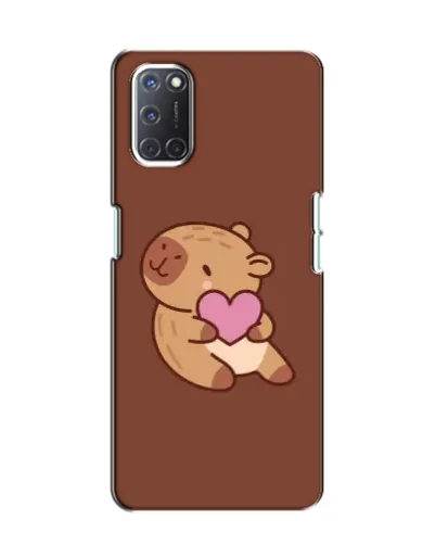 Чохол для OPPO A52 з картинкою «Капібара з серцем»