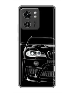 Чехол для OPPO A53 5g с картинкой «Темный силуэт BMW»