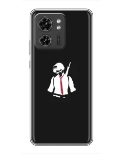 Чохол для OPPO A53 5g з картинкою «PUBG — силует воїна»