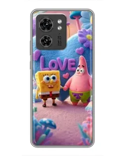 Чохол для OPPO A53 5g з картинкою «Губка Боб Патрік»
