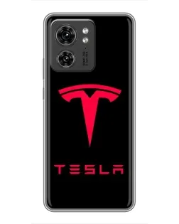 Чохол для OPPO A53 5g з картинкою «Tesla Red Logo»