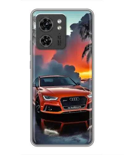 Чехол для OPPO A53 5g с картинкой «Audi — закат»