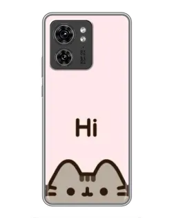Чехол для OPPO A53 5g с картинкой «Пушин говорит Hi» Чехол для OPPO A53 5g с картинкой «Пушин говорит Hi»