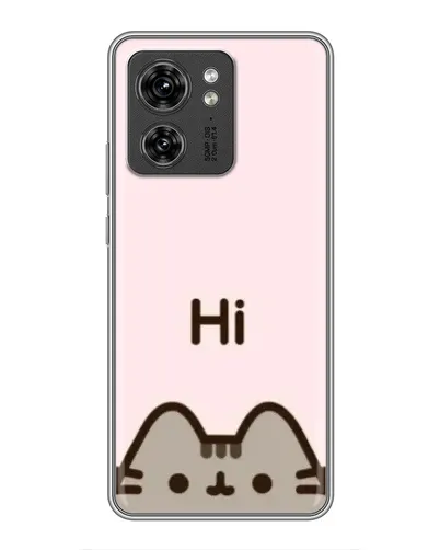 Чехол для OPPO A53 5g с картинкой «Пушин говорит Hi»