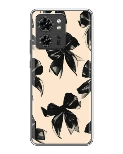 Чехол для OPPO A53 5g с картинкой «Паттерн черные банты» Чехол для OPPO A53 5g с картинкой «Паттерн черные банты»