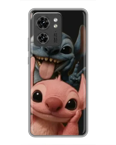 Чехол для OPPO A53 5g с картинкой «Стич и Ангел»