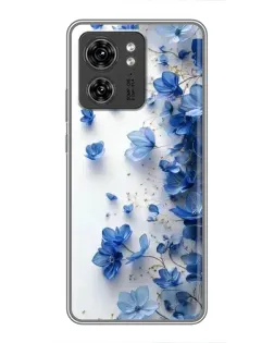 Чехол для OPPO A53 5g с картинкой «Голубой цветочный каскад»