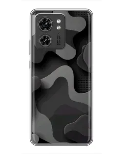 Чохол для OPPO A53 5g з картинкою «Темний абстрактний камуфляж»