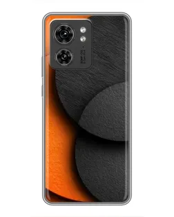 Чехол для OPPO A53 5g с картинкой «Геометрия оранжевых кругов»