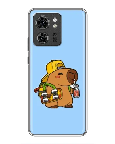 Чехол для OPPO A53 5g с картинкой «Капибара на скейте»