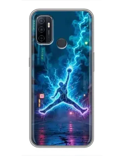 Чехол для OPPO A53 с картинкой «Jordan Gold Jumpman»