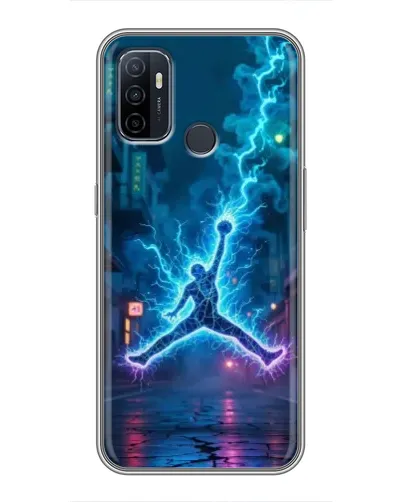 Чехол для OPPO A53 с картинкой «Jordan Gold Jumpman»