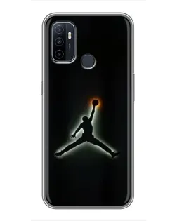 Чехол для OPPO A53 с картинкой «Jordan Gradient Logo»
