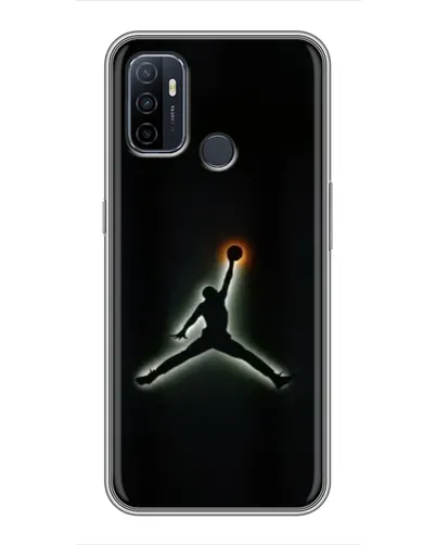 Чехол для OPPO A53 с картинкой «Jordan Gradient Logo»