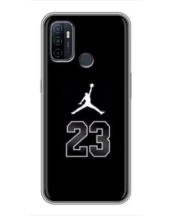 Чехол для OPPO A53 с картинкой «Jordan Flight 23»
