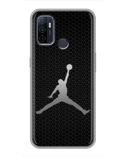 Чехол для OPPO A53 с картинкой «Jordan Dark Carbon»