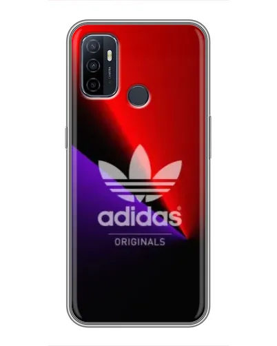 Чехол для OPPO A53 с картинкой «Adidas Red Neon»