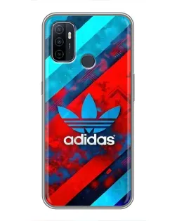 Чехол для OPPO A53 с картинкой «Абстракция Adidas»