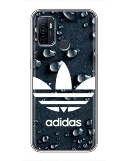 Чехол для OPPO A53 с картинкой «Adidas Trefoil Blue»