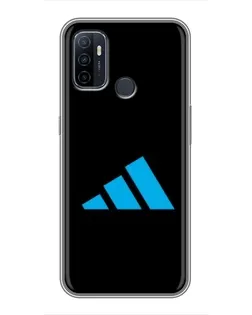 Чехол для OPPO A53 с картинкой «Adidas Cyan Logo»