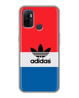 Чехол для OPPO A53 с картинкой «Ретро блоки Adidas»