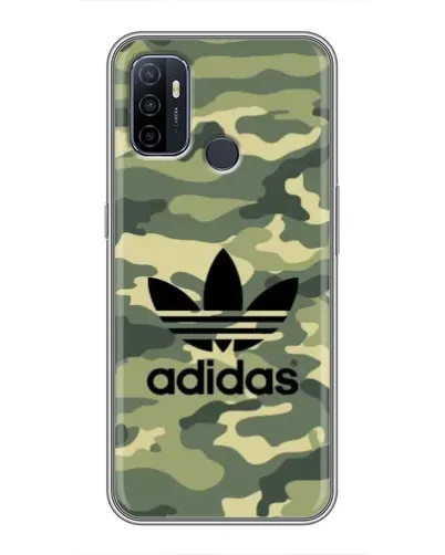 Чехол для OPPO A53 с картинкой «Милитари стиль Adidas»