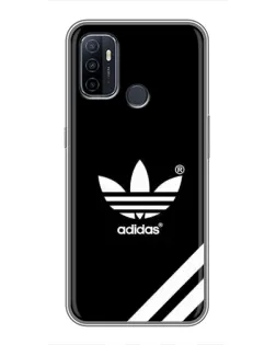 Чехол для OPPO A53 с картинкой «Adidas с диагональными полосами»