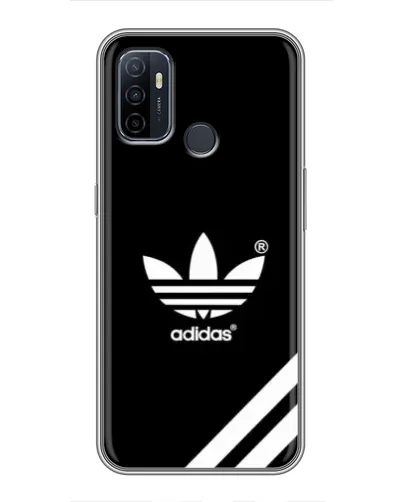 Чехол для OPPO A53 с картинкой «Adidas с диагональными полосами»