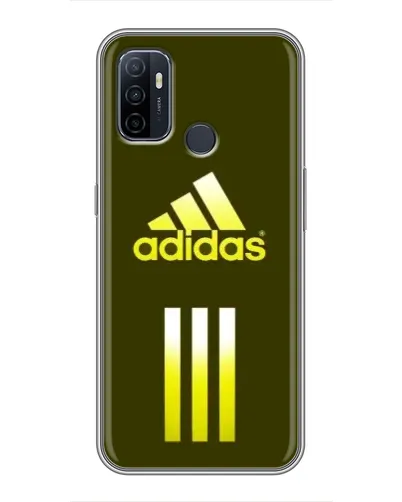 Чехол для OPPO A53 с картинкой «Оливковый градиент Adidas»