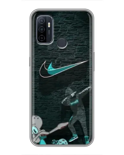 Чехол для OPPO A53 с картинкой «Спортивный арт Nike»