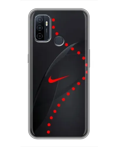 Чехол для OPPO A53 с картинкой «Абстрактный дизайн Nike»