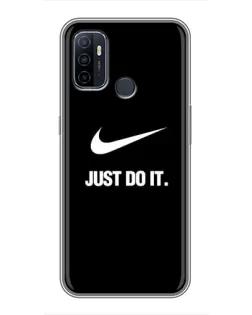 Чехол для OPPO A53 с картинкой «Классический принт Nike»