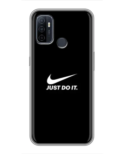 Чехол для OPPO A53 с картинкой «Минимализм от Nike»