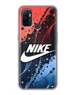Чехол для OPPO A53 с картинкой «Градиентный принт Найк»