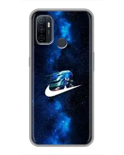 Чехол для OPPO A53 с картинкой «Звездный путь Nike»