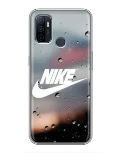 Чехол для OPPO A53 с картинкой «Nike в стиле ретро»