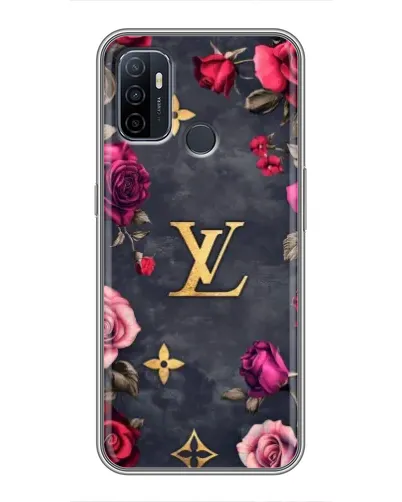 Чехол для OPPO A53 с картинкой «Цветочный Louis Vuitton»