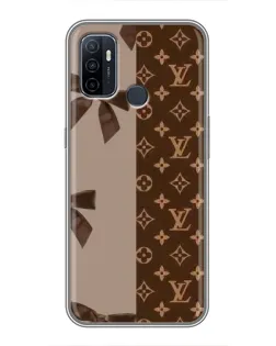 Чехол для OPPO A53 с картинкой «Louis Vuitton — банты»