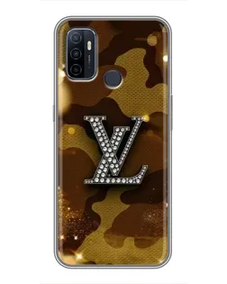 Чехол для OPPO A53 с картинкой «Камуфляжный Louis Vuitton»