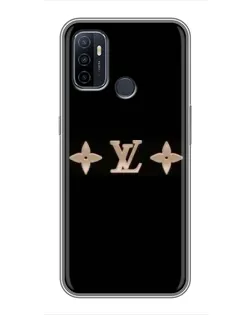 Чехол для OPPO A53 с картинкой «Louis Vuitton — минимализм»