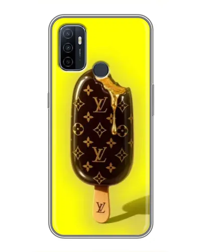 Чехол для OPPO A53 с картинкой «Мороженое от LV»