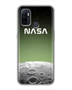 Чехол для OPPO A53 с картинкой «NASA — лунный градиент»