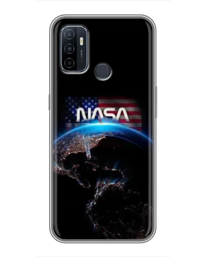 Чехол для OPPO A53 с картинкой «Земля из космоса NASA»