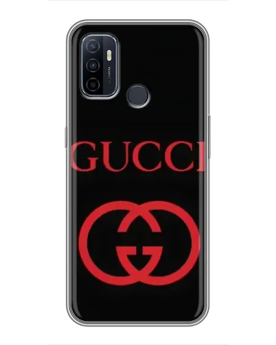 Чехол для OPPO A53 с картинкой «Gucci — красный логотип» Чехол для OPPO A53 с картинкой «Gucci — красный логотип»