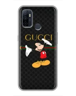 Чехол для OPPO A53 с картинкой «Микки Маус Gucci» Чехол для OPPO A53 с картинкой «Микки Маус Gucci»