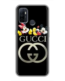 Чехол для OPPO A53 с картинкой «Gucci — герои Disney» Чехол для OPPO A53 с картинкой «Gucci — герои Disney»